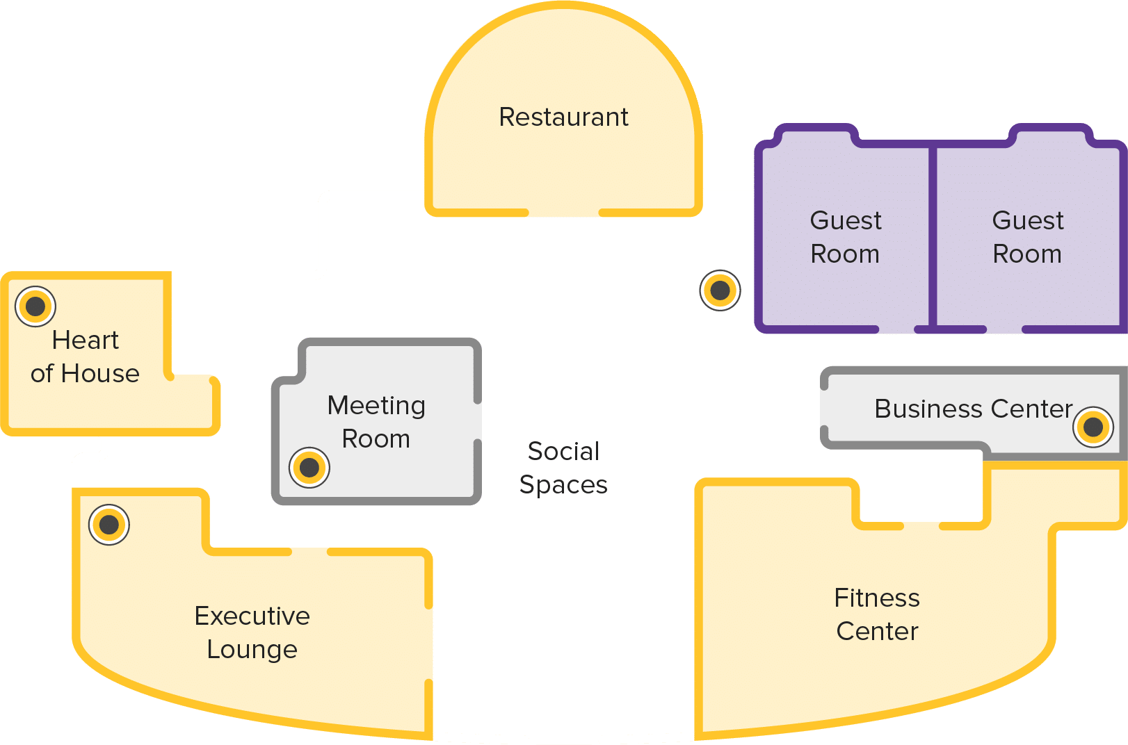 Cloud Printing Floor Map - Hotel Guest Printer