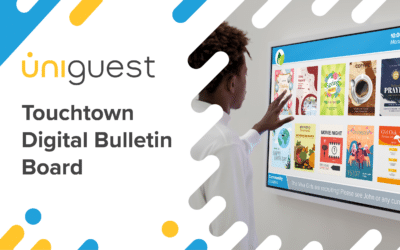 Uniguest releases Touchtown Digital Bulletin Board  to deliver interactive content and drive resident engagement within senior living communities 