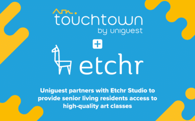 Uniguest Partners with Etchr Studio to Offer Senior Living Residents Access to High-Quality Art Classes 