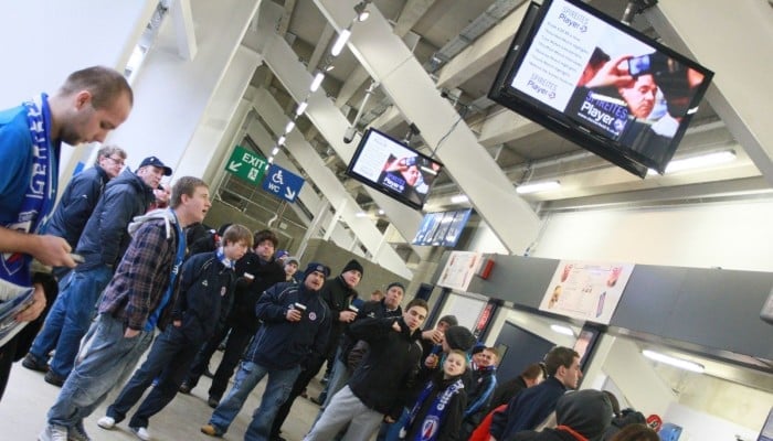 Chesterfield concourse IPTV