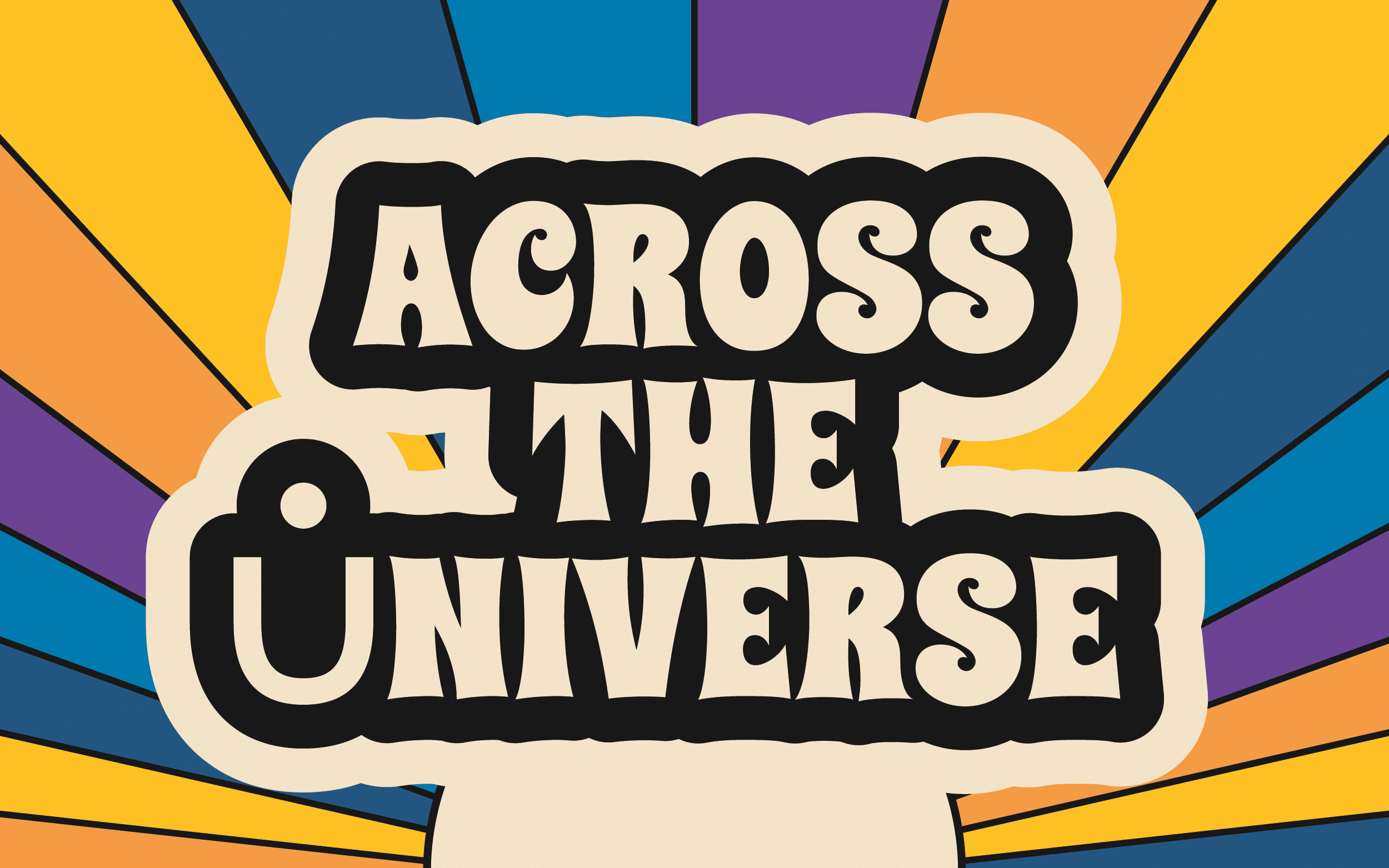 Web - Across The Universe gráfico do corpo do outro lado do universo
