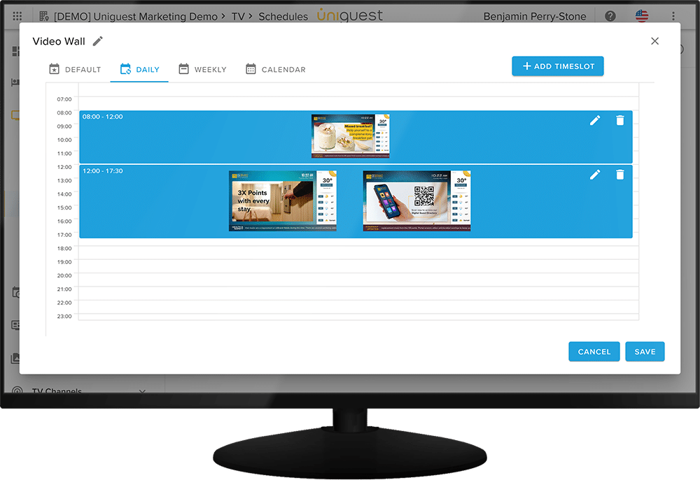 Landscape Blob Hub Scheduling