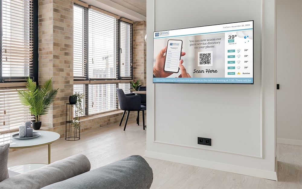 Hotel Hub Digital Signage