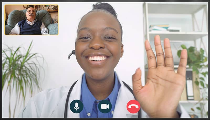 Telemedizinische virtuelle Pflegeinhalte Telemedizinische virtuelle Pflegeinhalte