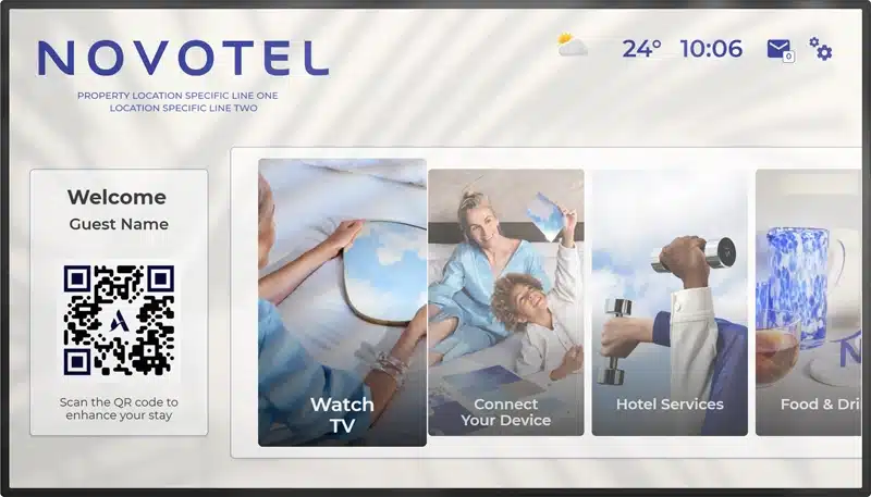 Novotel Hotel TV