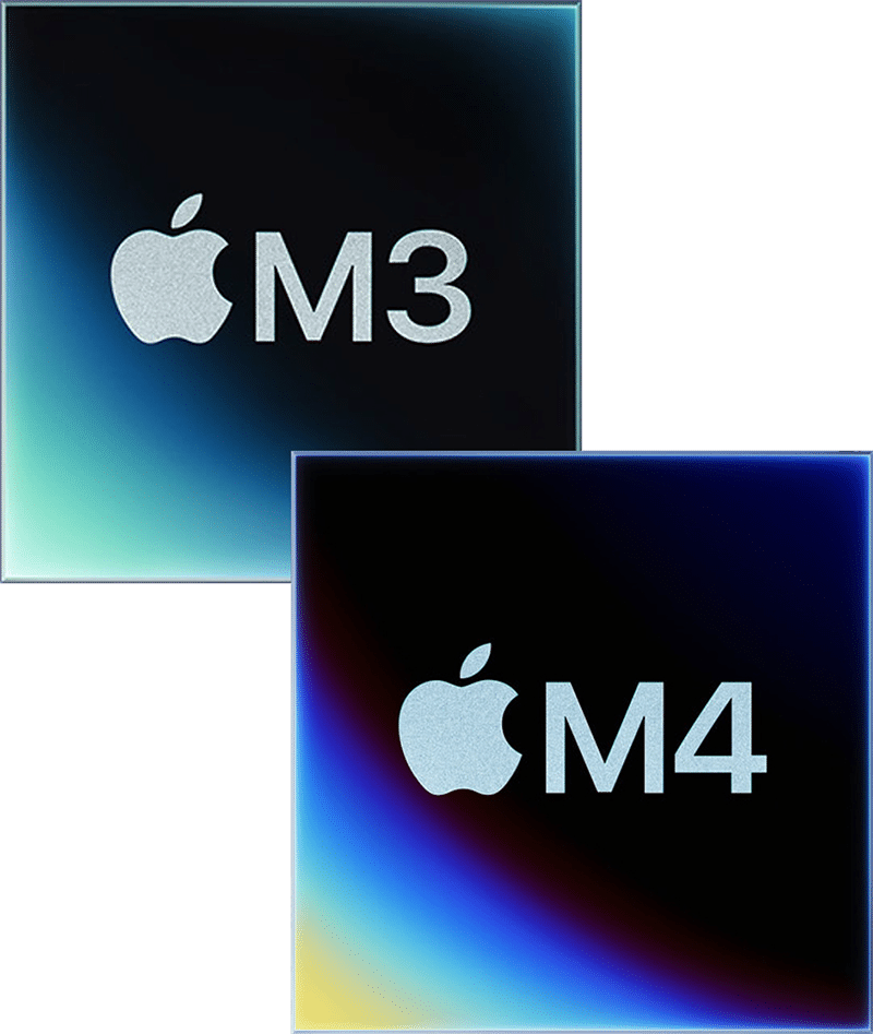 Чіпи Apple M3 та M4 Чіпи Apple M3 та M4