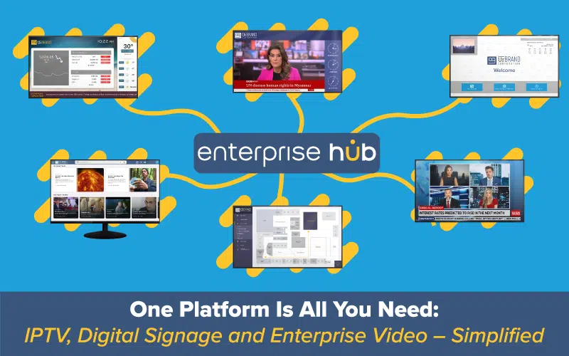 Why One Platform Is All You Need: IPTV, Digital Signage and Enterprise Video – Simplified