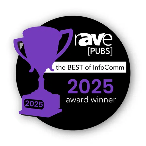 rAVe Best of InfoComm 2025 Winner