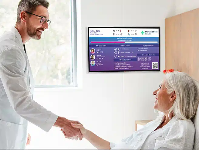 pCare Digital Whiteboard Healthcare Hub