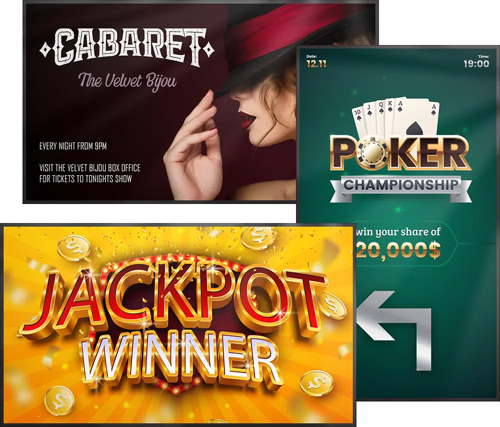 Sinalética digital do Casino Hub A tecnologia de IA do Centro Comunitário da Uniguest é o futuro do envolvimento na vida sénior