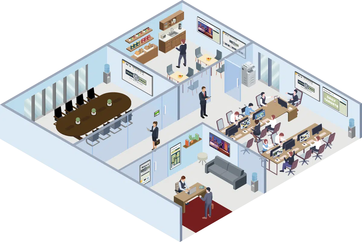 План приміщення підприємницького хабу - Веб-сайт План приміщення Uniguest Enterprise Hub