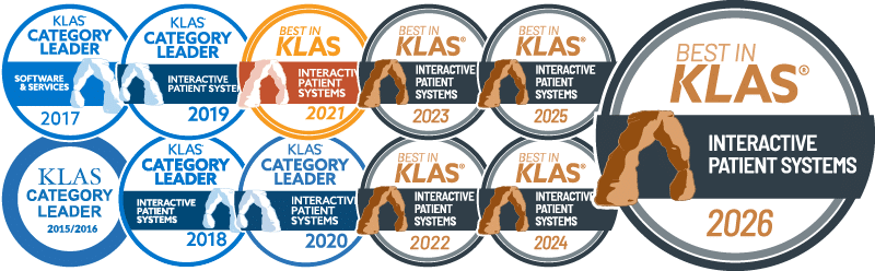 Premios Best in Klas 2026 Best in KLAS Awards 2025 Sistema interactivo para pacientes