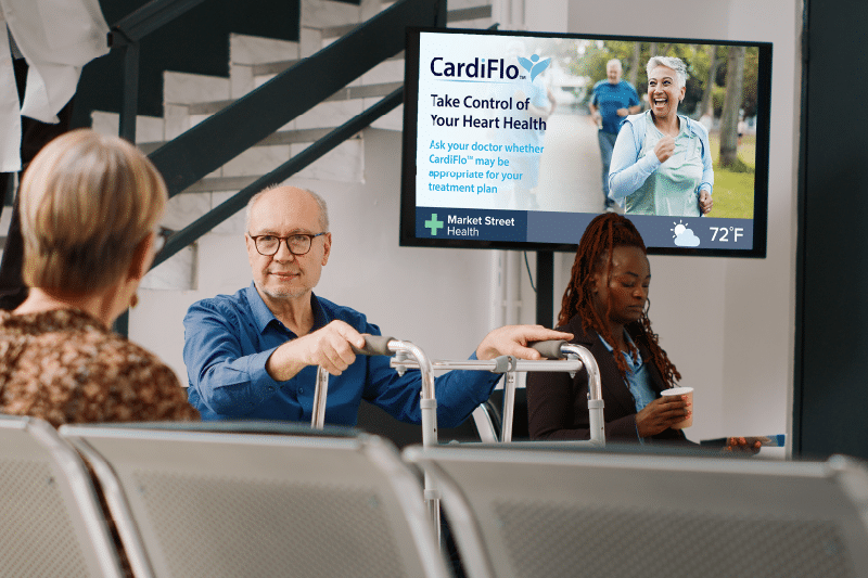 Digital Signage for Hospital Patients