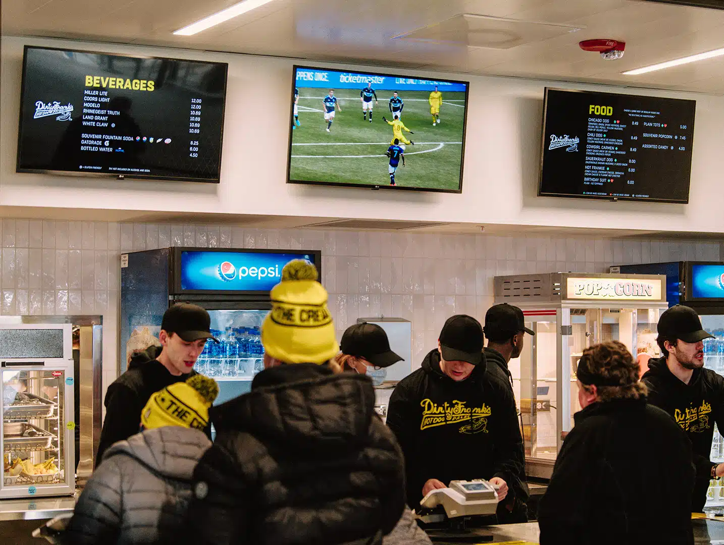 Columbus Crew 4 (3) Digital Menu Boards and IPTV