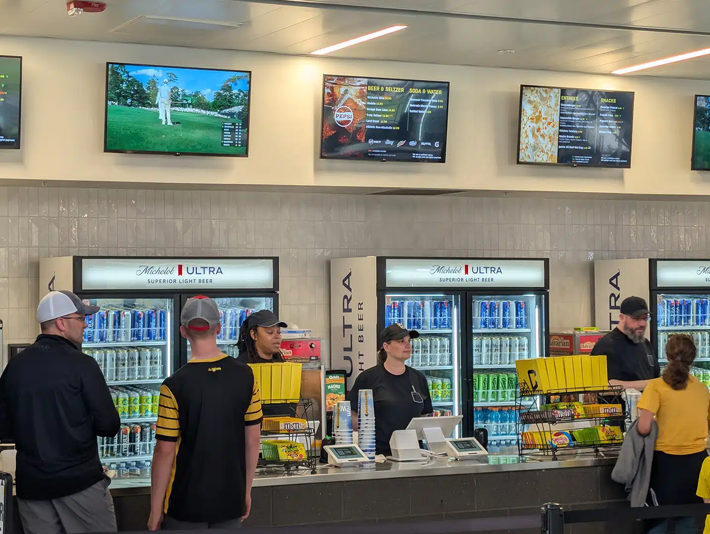 Columbus Crew 7 (3) Concessions Stand Digital Menu Boards