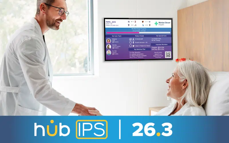 Uniguest ofrece experiencias de habitación de pacientes más inteligentes y conectadas a Hub IPS